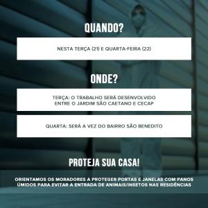 Imagem da notícia CONFIRA O CRONOGRAMA DO PROGRAMA DE TERMONEBULIZAÇÃO