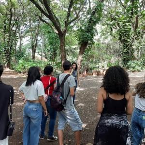 Imagem da notícia MAIS DE 80 PESSOAS VISITAM O HORTO MUNICIPAL DURANTE FÉRIAS