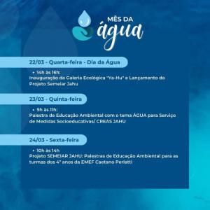 Imagem da notícia PREFEITURA COMEMORA O DIA DA ÁGUA COM MUITAS ATIVIDADES