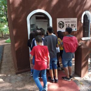 Imagem da notícia ADOLESCENTES DA LEGIÃO MIRIM NO HORTO MUNICIPAL