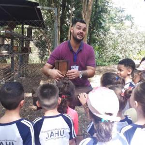 Imagem da notícia CRIANÇAS DA EDUCAÇÃO INFANTIL VISITAM HORTO MUNICIPAL