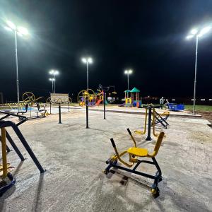 Imagem da notícia OBRAS DO NOVO COMPLEXO ESPORTIVO DO JARDIM BELA VISTA AVANÇAM