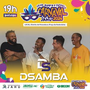 Imagem da notícia Nosso carnaval tá chegando!!! Serão 4 dias de muita festa, alegria e fantasia com atrações para toda a família.