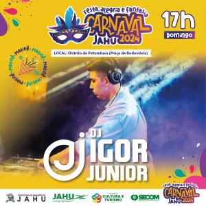 Imagem da notícia Nosso carnaval tá chegando!!! Serão 4 dias de muita festa, alegria e fantasia com atrações para toda a família.