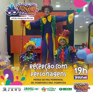 Imagem da notícia Nosso carnaval tá chegando!!! Serão 4 dias de muita festa, alegria e fantasia com atrações para toda a família.