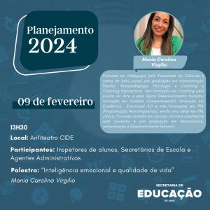 Imagem da notícia REUNIÕES DE PLANEJAMENTO ESCOLAR CHEGAM AO ÚLTIMO DIA