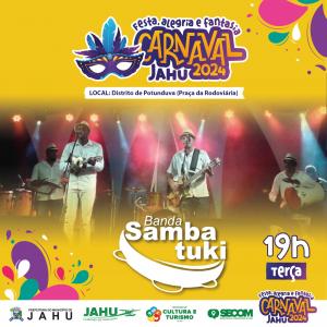 Imagem da notícia Nosso carnaval tá chegando!!! Serão 4 dias de muita festa, alegria e fantasia com atrações para toda a família.