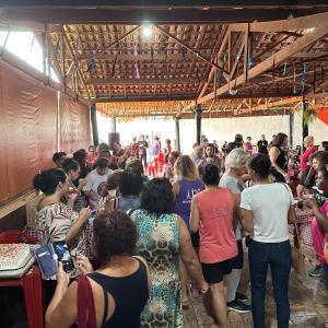 Imagem da notícia PREFEITURA ORGANIZA CAFÉ DA MANHÃ PARA MULHERES NO CLUBE DA VILA NETINHO