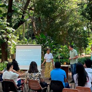 Imagem da notícia CENTRO MUNICIPAL DE EDUCAÇÃO AMBIENTAL É PALCO DE OFICINA DA REGIÃO
