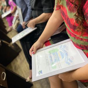 Imagem da notícia SERVIDORES DA SAÚDE SÃO HOMENAGEADOS