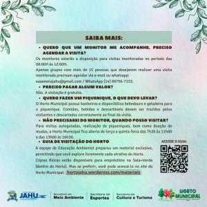 Imagem da notícia SÁBADO: DIVERSÃO PARA CRIANÇADA ESTÁ GARANTIDA NO HORTO MUNICIPAL