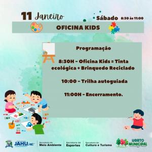 Imagem da notícia SÁBADO: DIVERSÃO PARA CRIANÇADA ESTÁ GARANTIDA NO HORTO MUNICIPAL