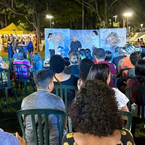 Imagem da notícia CIRCUITO SESC DE ARTES MOVIMENTA O PARQUE DO RIO JAÚ