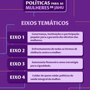 Imagem da notícia FALTAM 6 DIAS PARA A III CONFERÊNCIA MUNICIPAL DE POLÍTICAS PARA AS MULHERES