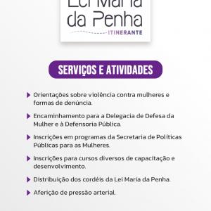 Imagem da notícia LEI MARIA DA PENHA ITINERANTE NA EE DR. DOMINGOS DE MAGALHÃES