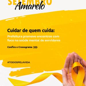 Imagem da notícia CUIDAR DE QUEM CUIDA: PREFEITURA PROMOVE ENCONTROS COM FOCO NA SAÚDE MENTAL DE SERVIDORES