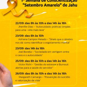 Imagem da notícia CUIDAR DE QUEM CUIDA: PREFEITURA PROMOVE ENCONTROS COM FOCO NA SAÚDE MENTAL DE SERVIDORES