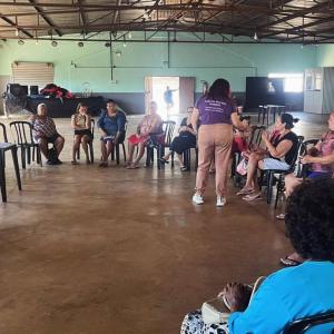 Imagem da notícia LEI MARIA DA PENHA ITINERANTE NO CRAS DE POTUNDUVA: FORTALECENDO A REDE DE APOIO ÀS MULHERES