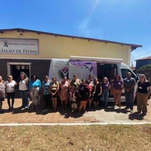 Imagem da notícia LEI MARIA DA PENHA ITINERANTE NO CRAS DE POTUNDUVA: FORTALECENDO A REDE DE APOIO ÀS MULHERES