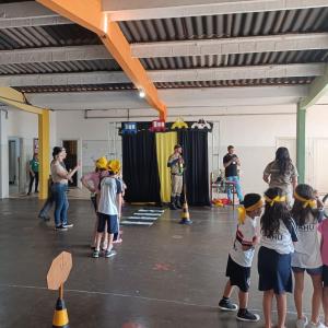 Imagem da notícia SEMANA NACIONAL DE TRÂNSITO: ESTUDANTES DA EMEF LAUDELINO DE ABREU DÃO SHOW DE CIDADANIA!