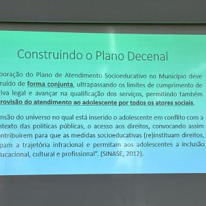 Imagem da notícia PLANO DECENAL SOCIOEDUCATIVO: TRABALHO COLETIVO EM PROL DA INFÂNCIA E JUVENTUDE