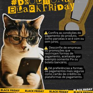 Imagem da notícia BLACK FRIDAY: CUIDADO NUNCA É DEMAIS!