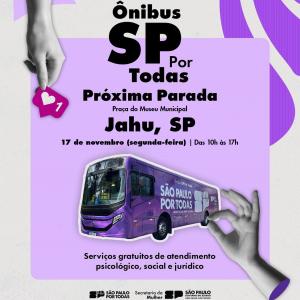 Imagem da notícia ÔNIBUS 'SP POR TODAS' PASSA POR JAHU!