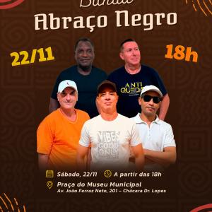 Imagem da notícia SABADÃO TEM SHOW COM "ABRAÇO NEGRO"