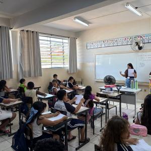 Imagem da notícia "LEI MARIA DA PENHA VAI À ESCOLA" EMEF VEREADOR ÂNGELO RONCHESEL