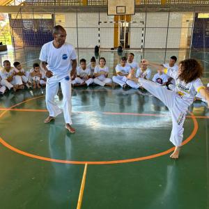 Imagem da notícia PREFEITURA PARTICIPA DE CERIMÔNIA DE TROCA DE CORDÃO DE CAPOEIRA