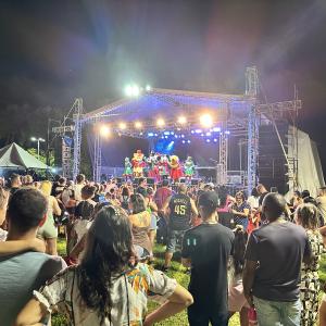 Imagem da notícia PAPAI NOEL DESCE DE TIROLESA NO PARQUE DO RIO JAÚ