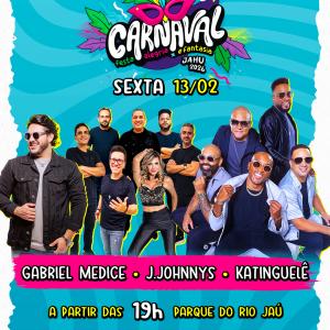 Imagem da notícia CONFIRA A PROGRAMAÇÃO DO NOSSO CARNAVAL 2026!