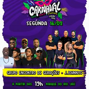 Imagem da notícia CONFIRA A PROGRAMAÇÃO DO NOSSO CARNAVAL 2026!