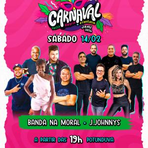Imagem da notícia CONFIRA A PROGRAMAÇÃO DO NOSSO CARNAVAL 2026!