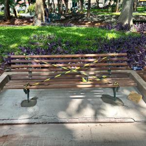 Imagem da notícia PREFEITURA SUBSTITUI BANCOS DO JARDIM DE BAIXO