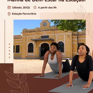 Imagem da notícia SÁBADO (28) TEM YOGA E UM CAFÉ DA MANHÃ ESPECIAL NA ESTAÇÃO FERROVIÁRIA