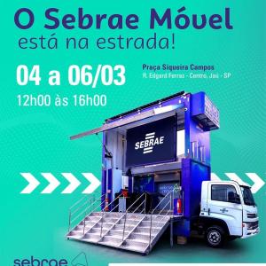Imagem da notícia SEBRAE MÓVEL CHEGA A JAHU NESTA SEMANA