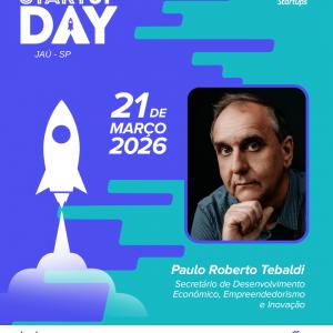 Imagem da notícia NESTE SÁBADO (21) TEM 'STARTUP DAY'