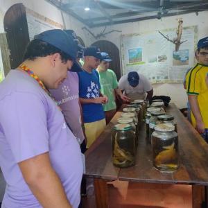 Imagem da notícia ALUNOS DA ESCOLA DO AUTISTA VISITAM O HORTO MUNICIPAL
