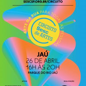 Imagem da notícia CIRCUITO SESC DE ARTES: CULTURA E DIVERSÃO NO PARQUE DO RIO JAÚ!