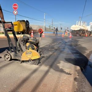 Imagem da notícia PREFEITURA REALIZA SERVIÇOS DE RECAPE NA AVENIDA DR. LUCIANO PACHECO