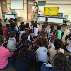 Imagem da notícia MAIO AMARELO NA ESCOLA 'MARIA DE MAGALHÃES'