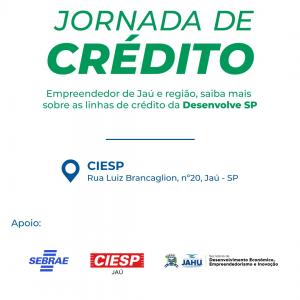Imagem da notícia JORNADA DE CRÉDITO DA DESENVOLVE SP CHEGA A JAHU COM ORIENTAÇÕES SOBRE FINANCIAMENTO EMPRESARIAL 
