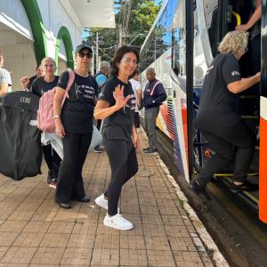 Imagem da notícia ATLETAS DA MELHOR IDADE SEGUEM PARA O JOMI EM CLIMA DE FESTA