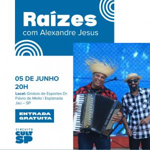 Imagem da notícia FORRÓ, SANFONA E TRADIÇÃO: SHOW "RAÍZES" PROMETE ANIMAR NOITE DE SEXTA-FEIRA (5)