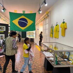 Imagem da notícia ABERTURA DA EXPOSIÇÃO SOBRE A SELEÇÃO BRASILEIRA