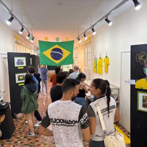 Imagem da notícia ABERTURA DA EXPOSIÇÃO SOBRE A SELEÇÃO BRASILEIRA