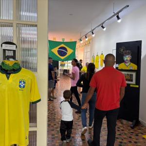 Imagem da notícia ABERTURA DA EXPOSIÇÃO SOBRE A SELEÇÃO BRASILEIRA