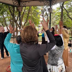 Imagem da notícia AÇÃO REÚNE MULHERES EM MOMENTO DE INTEGRAÇÃO NO JARDIM DE BAIXO