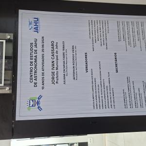 Imagem da notícia SENADOR ASTRONAUTA MARCOS PONTES VISITA O CEAJ EM JAHU
